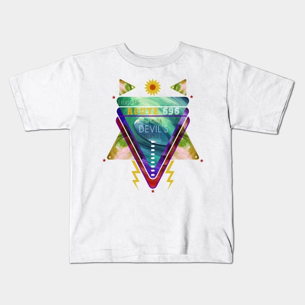 bermuda devil's triangle Kids T-Shirt by hayr pictures